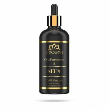 HUILE DE NEEM PURE 100% VÉGÉTALE 100 ML NOUVEAU FORMAT (BOUTEILLE DE VERRE) - COD.: U04