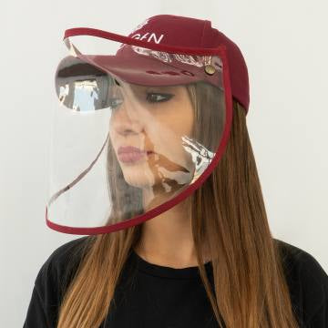 CASQUETTE VISIÈRE DE PROTECTION (FUCHSIA) - COD.: BP0001