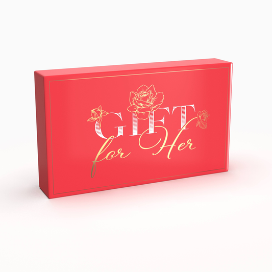 BOÎTE CADEAU (VIDE) - GIFT FOR HER Base et couvercle en carton - COD.: BOX002