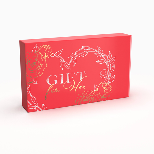 BOÎTE CADEAU (VIDE) - GIFT FOR HER Base et couvercle en carton - COD.: BOX003