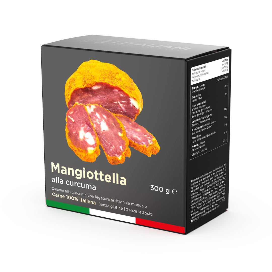 Mangiottella au curcuma 300 g  - COD.: LIT0062