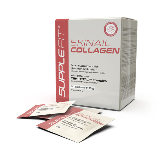 SKINAIL COLLAGEN - COD.: INTB042 - COMPLÉMENT ALIMENTAIRE POUR LA PEAU, LES CHEVEUX ET LES ONGLES Avec le complexe breveté CBH-TOTAL™